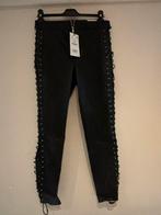 Zara lederlook broek met veters maat l met stretch nieuw, Verzenden, ., Maat 42/44 (L), Zo goed als nieuw