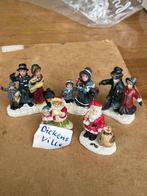Dickensville 5 figuren voor kerstdorp, Ophalen of Verzenden, Zo goed als nieuw