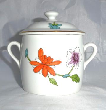 Royal Worcester Astley Gold Edge jampot met deksel beschikbaar voor biedingen