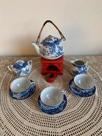 Oud Japans theeserviesje heel dun eierporcelein + Stoofje, Antiek en Kunst, Ophalen of Verzenden