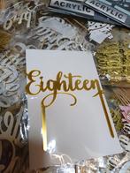 Partij Taart Toppers - 335 Stuks Nieuw in Verpakking, Ophalen of Verzenden, Nieuw, Feestartikel, Verjaardag