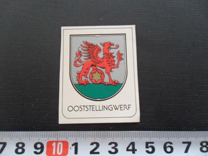 sticker gemeente wapen ooststellingwerf, Verzamelen, Stickers, Zo goed als nieuw, Ophalen