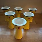 Vintage Eierdopjes - Set van 6 - nooit gebruikt, Ophalen of Verzenden, Zo goed als nieuw
