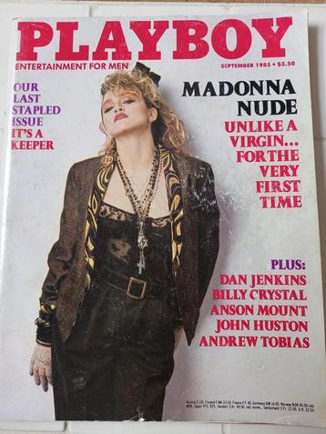 Playboy Magazine Madonna, September 1985 beschikbaar voor biedingen