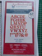 Spellbinder Shapeabilities Font One Uppercase S6-009, Ophalen, Nieuw