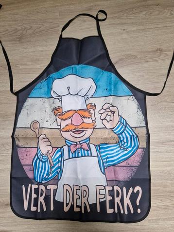 NIEUW keukenschort THE SWEDISCH CHEF muppets  beschikbaar voor biedingen