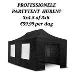 Partytent huren Apeldoorn. Gratis gebracht en gehaald, Tuin en Terras, Partytenten, Ophalen