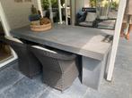 Prachtige stoere betonnen tuintafel, Ophalen, Gebruikt, Rechthoekig