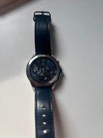 Tommy Hilfiger horlogge met leren band, Overige merken, Leer, Staal, Ophalen of Verzenden