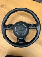 Audi A3 8V stuur met rode stiksels, flippers en airbag, Ophalen of Verzenden, Gebruikt, Audi