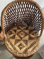 Mooie rotan stoel / kinderstoel - als nieuw!, Bruin, Riet of Rotan, Ophalen of Verzenden, Zo goed als nieuw