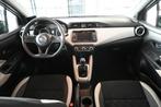 Nissan Micra 1.0L Acenta NAP! Clima Cruise Control Camera Ri, Stof, Gebruikt, Met garantie (alle), Start-stop-systeem