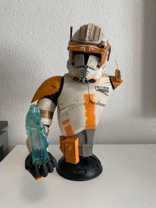 Star Wars Sideshow Commander Cody Bust (Legendary Scale), Verzamelen, Star Wars, Zo goed als nieuw, Beeldje of Buste, Ophalen of Verzenden