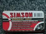 reparatiedoos SIMSON NORMAAL Compleet (slanke letters), Ophalen of Verzenden, Gebruikt, Overige
