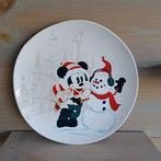 Disney Mickey kerst ontbijtbordje, Ophalen of Verzenden, Mickey Mouse, Nieuw, Beeldje of Figuurtje