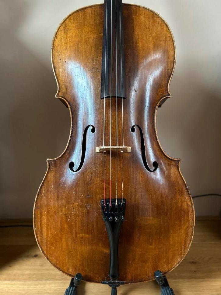 German Violoncello with etiquet "Ludwig Neuner Berlin 1872", Muziek en Instrumenten, Bladmuziek, Zo goed als nieuw, Overige soorten