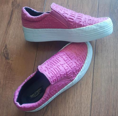 JUICY COUTURE Black label, mooie instap sneakers mt 39 IZGST, Kleding | Dames, Schoenen, Zo goed als nieuw, Instappers, Roze, Ophalen of Verzenden