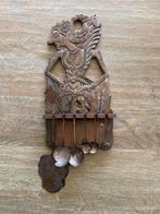 Djakja zilveren lepels met houten houder, Antiek en Kunst, Antiek | Bestek, Ophalen of Verzenden