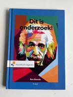 Dit is onderzoek! (3e druk), Boeken, Ophalen of Verzenden, Zo goed als nieuw, HBO, Noordhoff Uitgevers