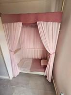 Complete babykamer met hemelbedje, oud roze en goud, Gebruikt, Ophalen of Verzenden, Minder dan 140 cm