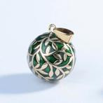 Groene zwangerschapsketting met gouden blad, Overige materialen, Mijnwonder, Info@mijnwonder.nl, Nieuw