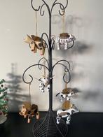 6 houten dieren engelen, Ophalen of Verzenden, Zo goed als nieuw