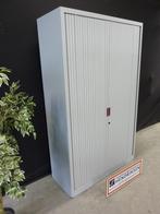 Nette hoge roldeurkast / stalen kantoorkast 120x47x195cm
