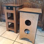 Nachtkastje bijzettafel plantentafel Tafel zuil piedestal, Ophalen, Nieuw