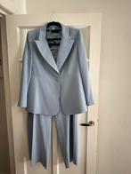 ZGAN lichtblauw pak Marina Rinaldi, Kostuum of Pak, Blauw, Maat 46/48 (XL) of groter, Ophalen of Verzenden