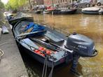Stalen roeiboot met Yamaha motor - Verhuizing!, Watersport en Boten, Motorboten en Motorjachten, Ophalen, Gebruikt, Staal, Minder dan 10 pk
