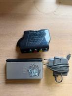 Nintendo DS Lite + Guitar Hero, Spelcomputers en Games, Spelcomputers | Nintendo DS, Verzenden, Zwart, DS Lite, Gebruikt