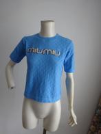 Moda Italy Miu Miu truitje mt 38, Maat 38/40 (M), Blauw, Ophalen of Verzenden, Zo goed als nieuw