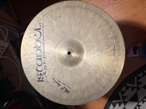 Istanbul Agop Mel Lewis 1982 crash ride 18 inch, Muziek en Instrumenten, Drumstellen en Slagwerk, Gebruikt, Overige merken, Ophalen of Verzenden
