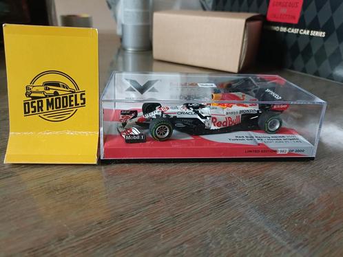 1:43 Red Bull Racing RB16B 2021 Turkish GP P2 Honda, Hobby en Vrije tijd, Modelauto's | 1:43, Nieuw, Auto, MiniChamps, Ophalen of Verzenden
