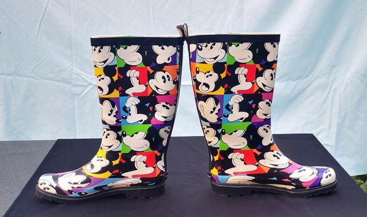 Disney Mickey Mouse regenlaarzen Disneyland Schoenen 38, Kleding | Dames, Schoenen, Zo goed als nieuw, Regenlaarzen, Ophalen of Verzenden