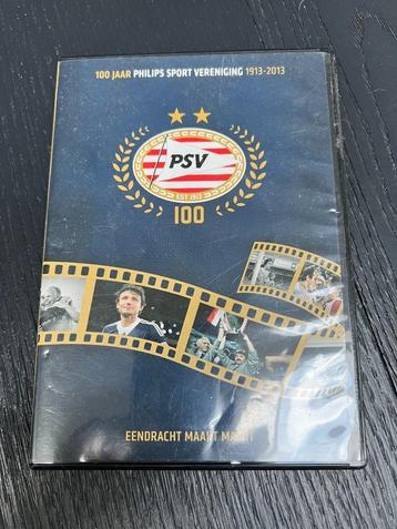 Dvd PSV 100 jaar met niet gebruikt boekje