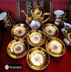 Gemerkt Foreign oud porselein mokka - thee servies set barok, Antiek en Kunst, Ophalen of Verzenden