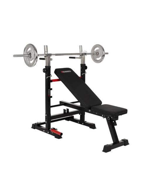 Hammer Force 4.0 Adjustable Bench Press | Verstelbare Bankdr, Sport en Fitness, Fitnessmaterialen, Zo goed als nieuw, Fitnessbank