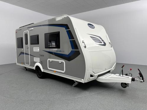 Caravelair Antares Titanium 450 Enkele bedden Voortent Luife, Caravans en Kamperen, Caravans, Bedrijf, Overige, Caravelair, 2 aparte bedden