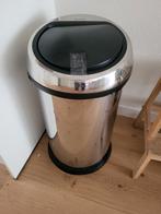 Brabantia toch bin (Deksel sluit niet), Huis en Inrichting, Woonaccessoires | Prullenbakken, Ophalen, Gebruikt, Rvs