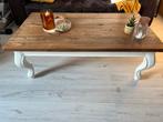 Te koop prachtige Brocante  Salontafel, Ophalen, Gebruikt, 100 tot 150 cm, Teakhout