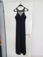 Mooie zwarte vintage jurk met cape en handschoenen, Overige typen, Zwart, Ophalen of Verzenden, Zo goed als nieuw