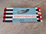 Daalderop Gratenbakjes - Vintage Set van 6, Antiek en Kunst, Ophalen of Verzenden