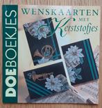 Doeboekjes - Wenskaarten met Kerststofjes - Mery Cozijnsen, Hobby en Vrije tijd, Kaarten | Zelf maken, Ophalen of Verzenden, Zo goed als nieuw