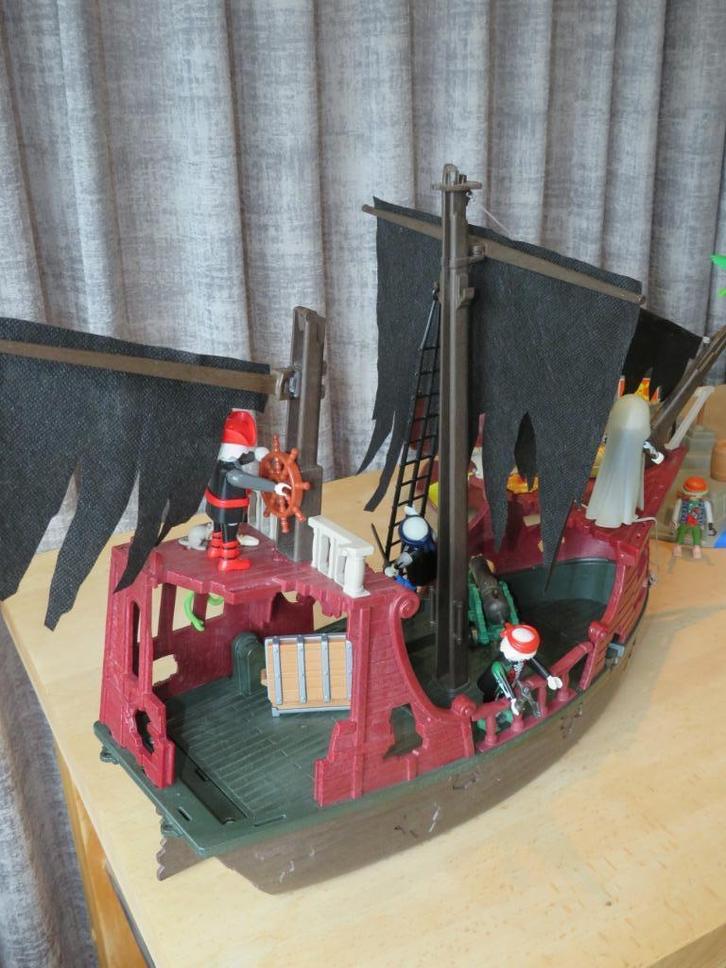 playmobil spookschip, Helloween, Kinderen en Baby's, Speelgoed | Playmobil, Zo goed als nieuw, Complete set, Ophalen