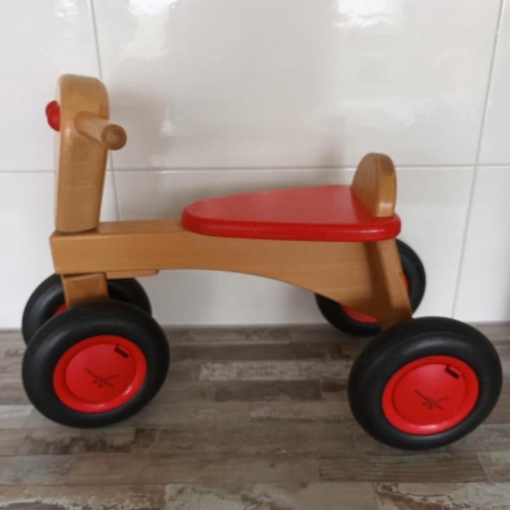 Houten Loopauto Speelgoed van Dijk, Kinderen en Baby's, Speelgoed | Buiten | Voertuigen en Loopfietsen, Gebruikt, Loopvoertuig