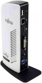 Fujitsu USB Docking Station Displayport en DVI dual monitor, Laptop, Docking station, Gebruikt, Ophalen of Verzenden