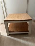 2 teakhouten salontafels, Huis en Inrichting, Gebruikt, 50 tot 100 cm, Landelijk, Minder dan 50 cm