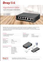 2,5 G Switch, DrayTek Q60x, Ophalen of Verzenden, Nieuw