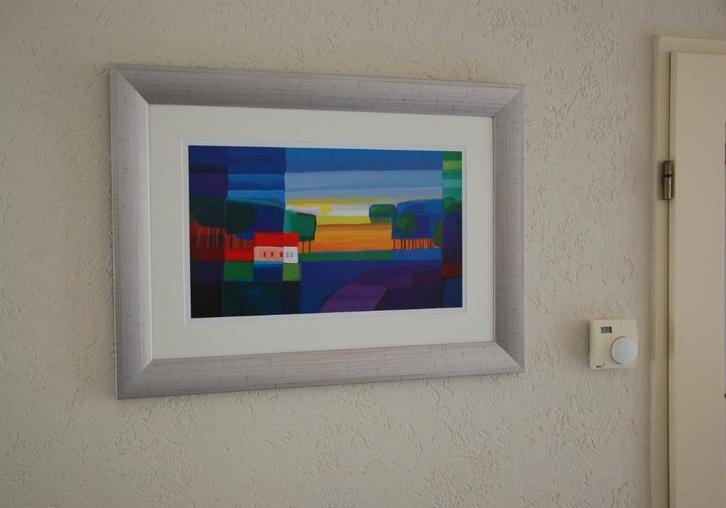 Ton Schulten schilderij roggelvelde., Huis en Inrichting, Woonaccessoires | Schilderijen, Tekeningen en Foto's, Nieuw, Schilderij